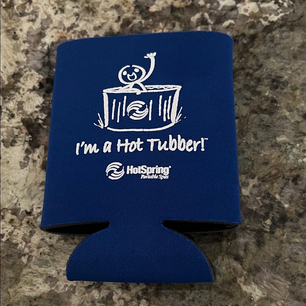 HotSpring Blue Can & Water Cooler “I’m a Hot Tubber” 🛀 Set of Two $6